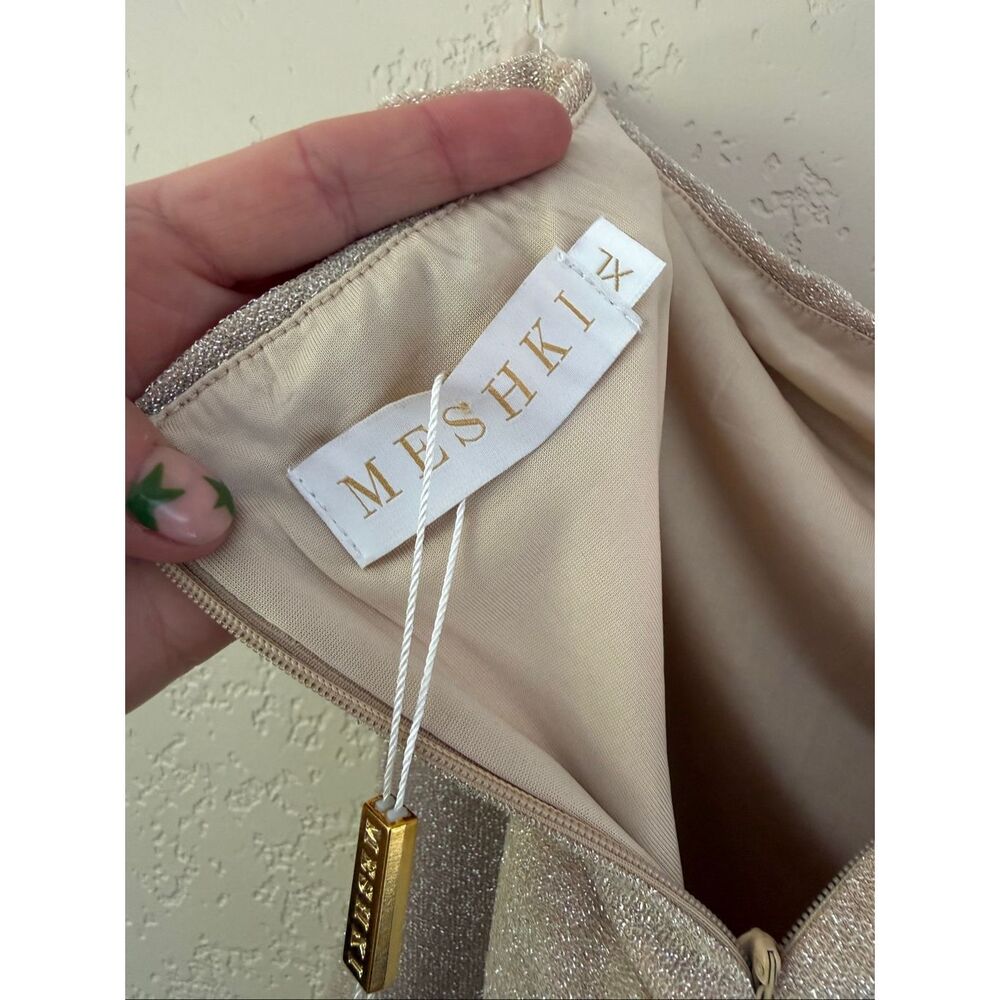 Meshki Mia Thin Strap Shimmer Mini Dress - Picture 5 of 7